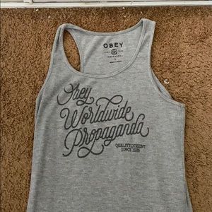 Obey small tank-top.